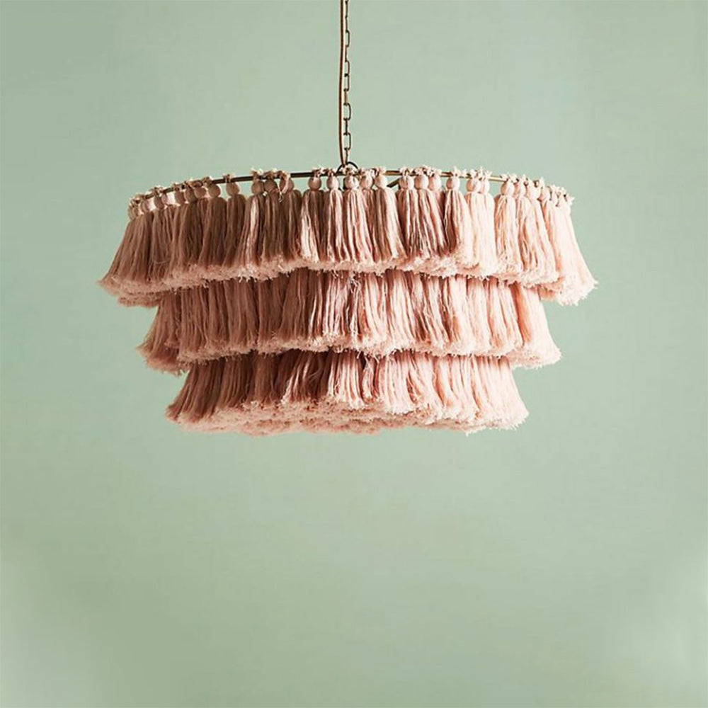 WILLOUGHBY PRISMATIC TASSEL CEILING LAMP