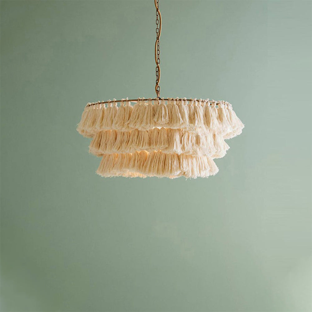 WILLOUGHBY PRISMATIC TASSEL CEILING LAMP