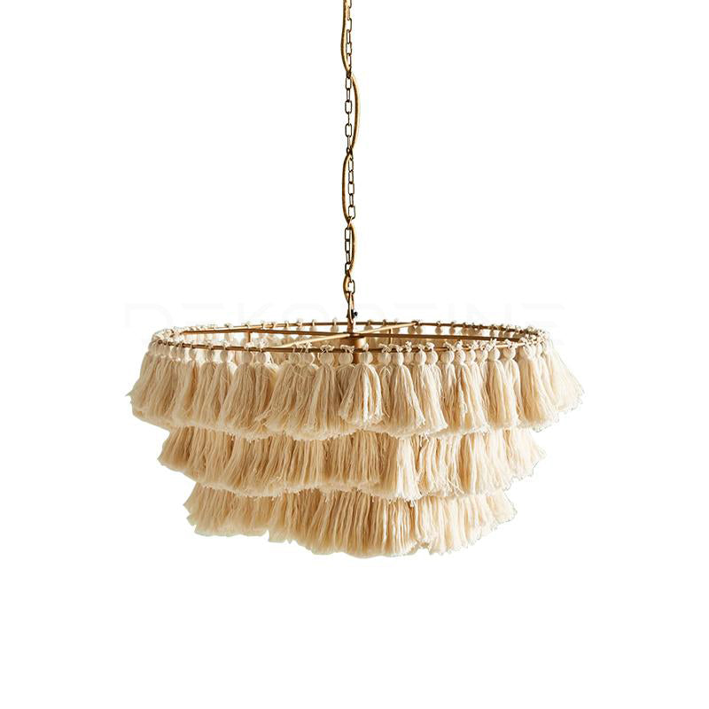 WILLOUGHBY PRISMATIC TASSEL CEILING LAMP