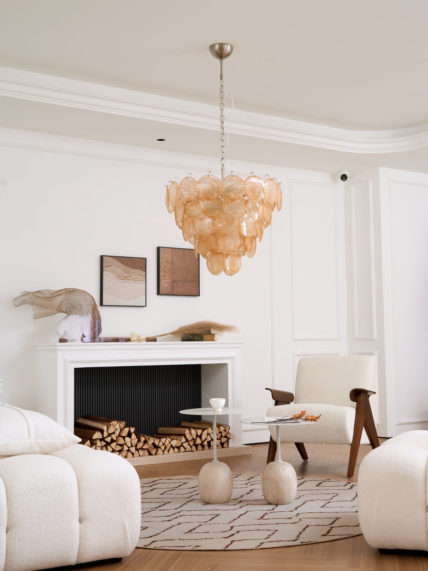 Caramel Cascade Orbital Luminaire