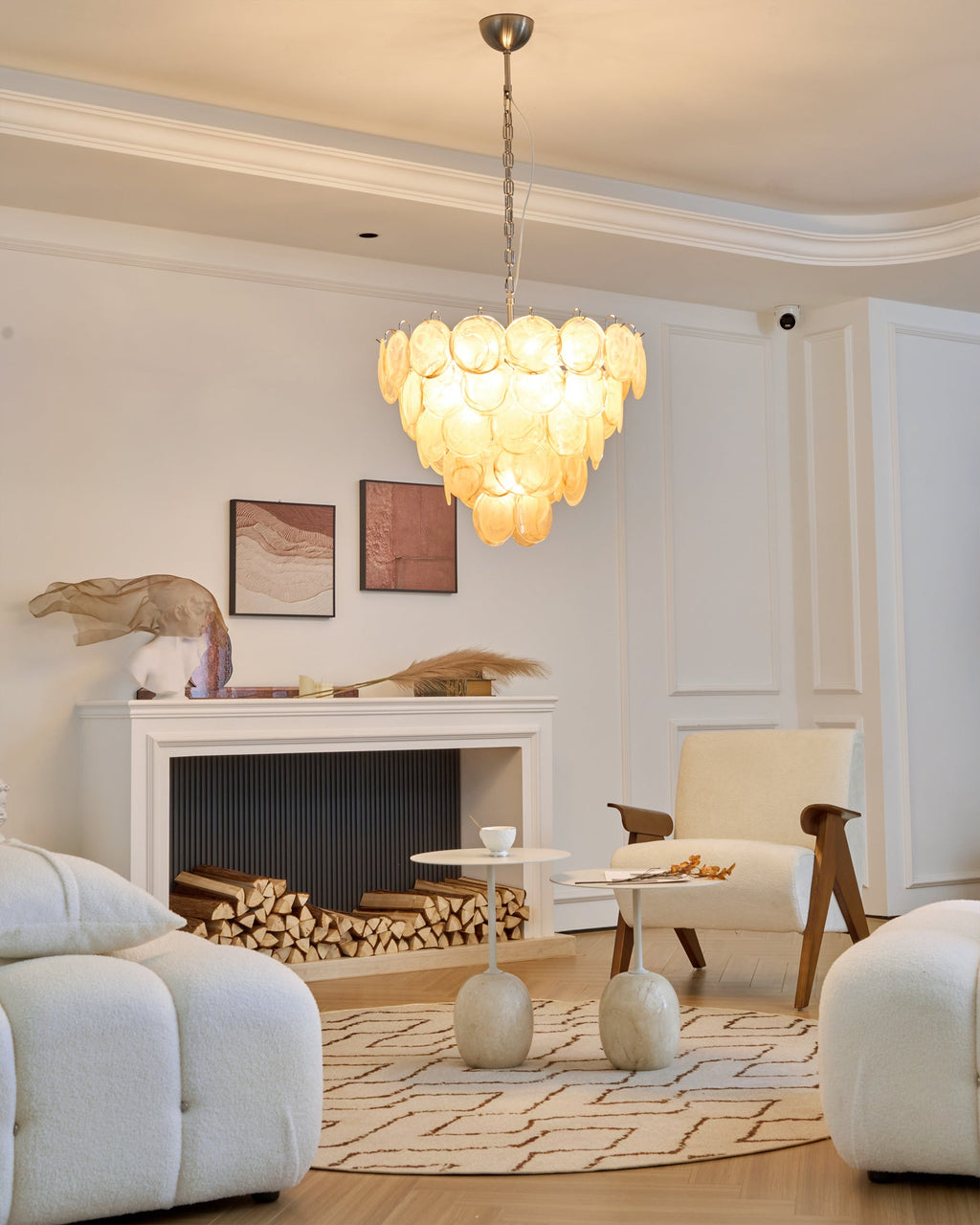 Caramel Cascade Orbital Luminaire