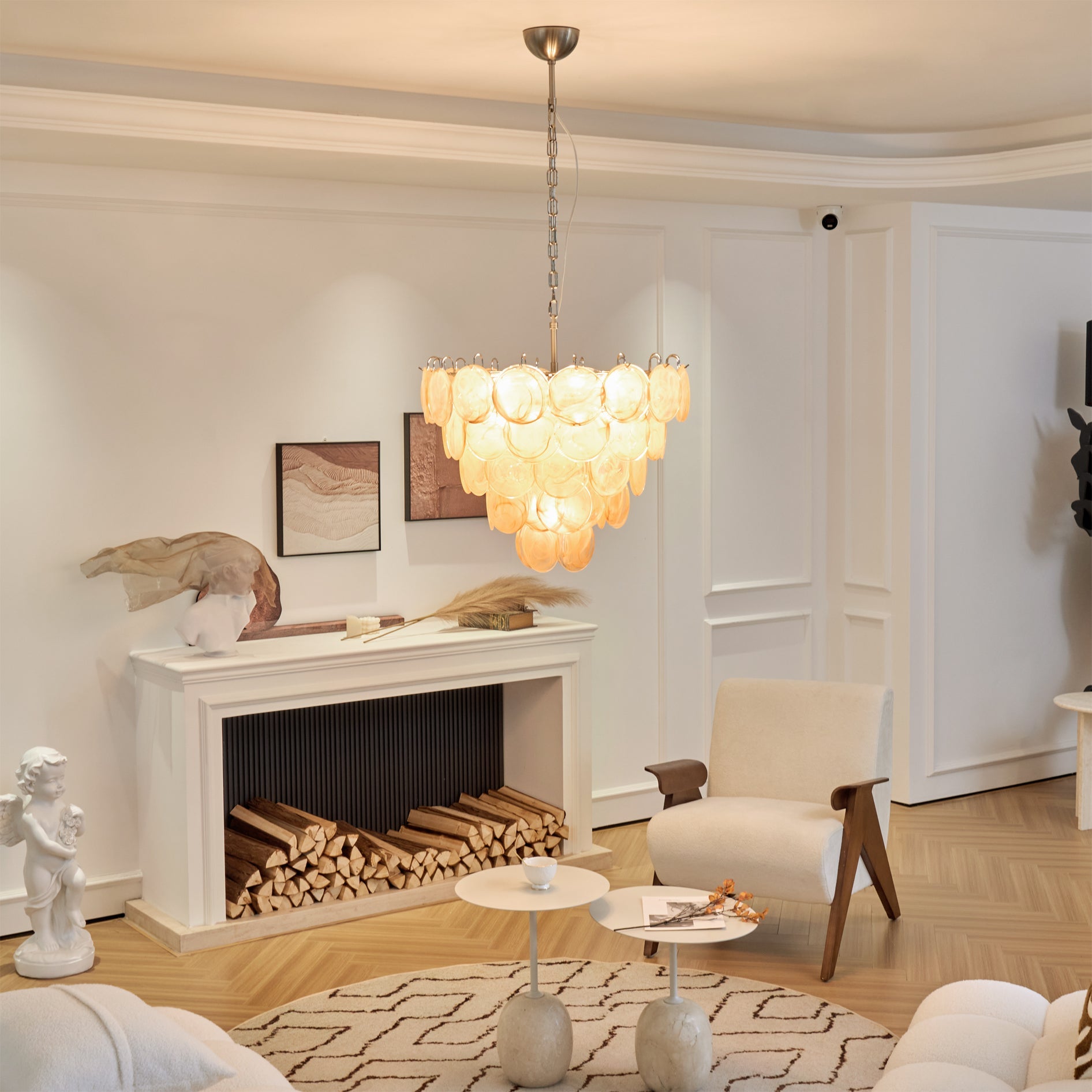 Caramel Cascade Orbital Luminaire