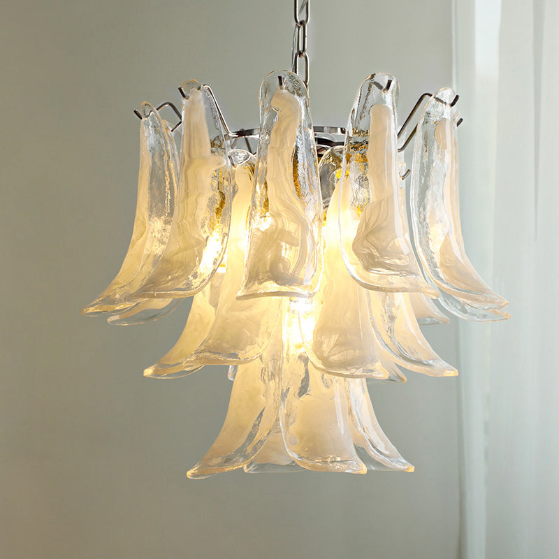 VIOLET HUE BLOSSOMING LIGHTING FIXTURE