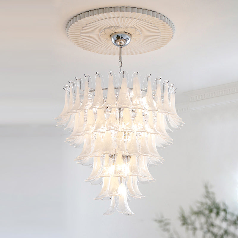 VIOLET HUE BLOSSOMING LIGHTING FIXTURE