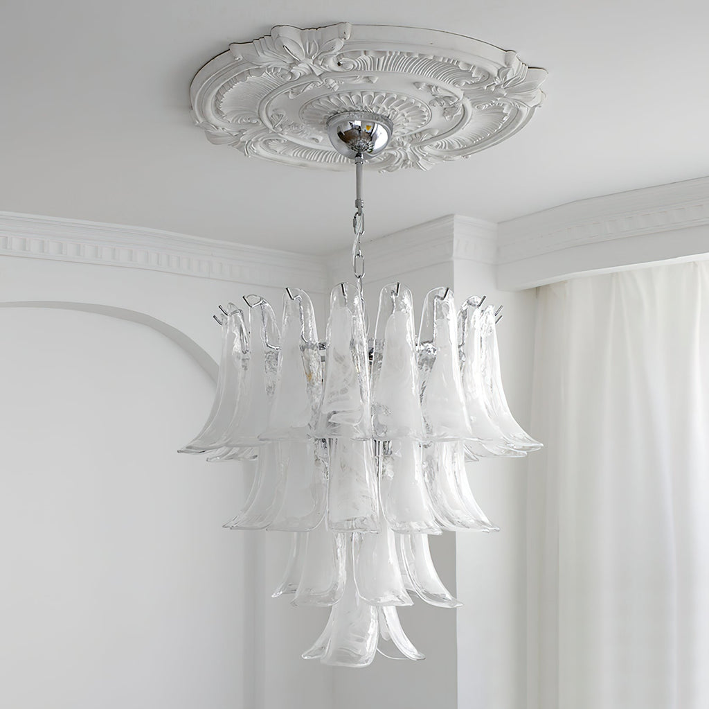 VIOLET HUE BLOSSOMING LIGHTING FIXTURE