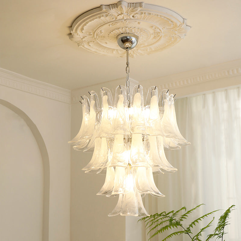 VIOLET HUE BLOSSOMING LIGHTING FIXTURE