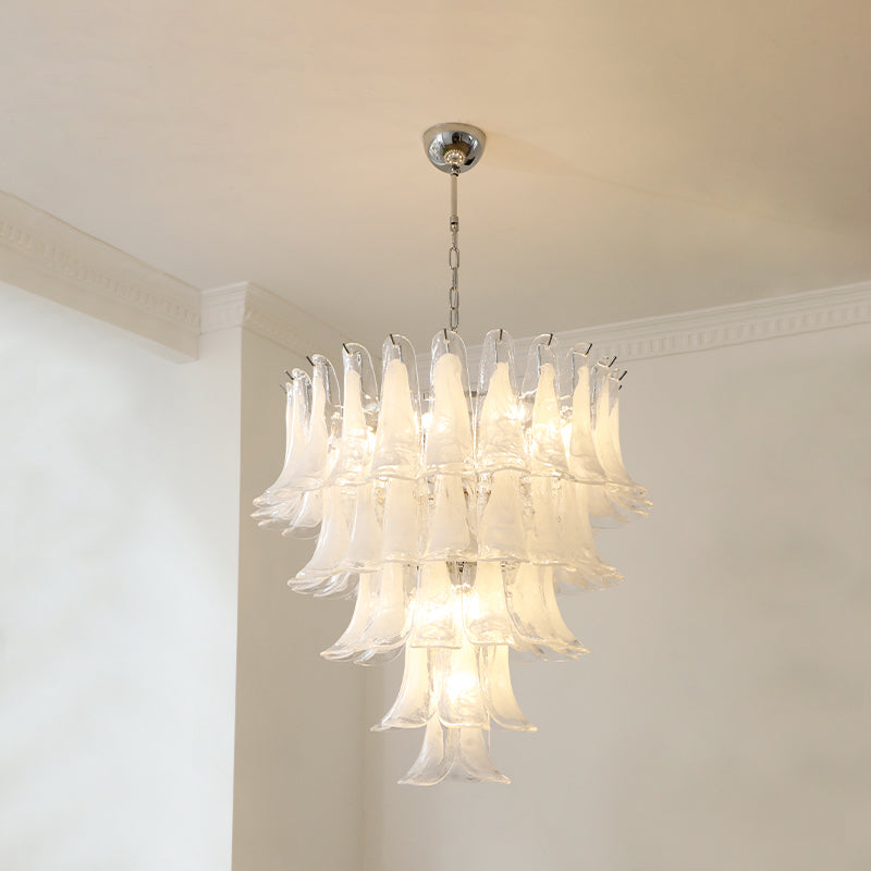 VIOLET HUE BLOSSOMING LIGHTING FIXTURE