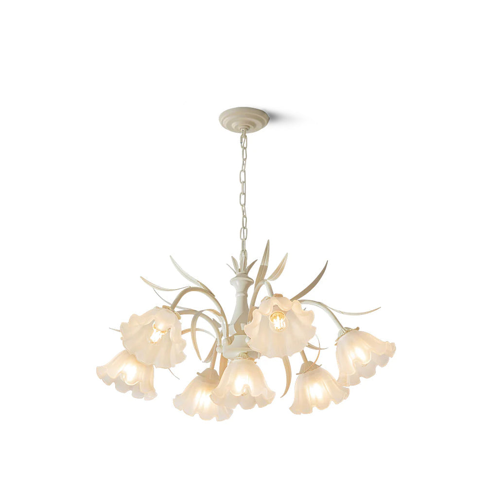 CHARLESTON IVORY CRYSTAL LUMINAIRE