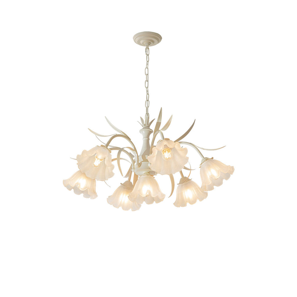 CHARLESTON IVORY CRYSTAL LUMINAIRE