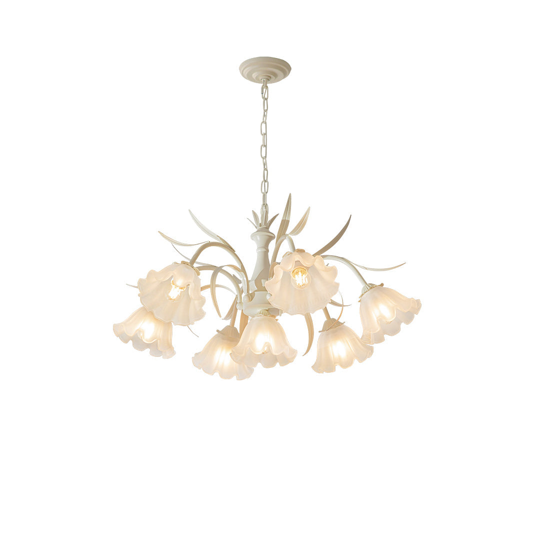 CHARLESTON IVORY CRYSTAL LUMINAIRE