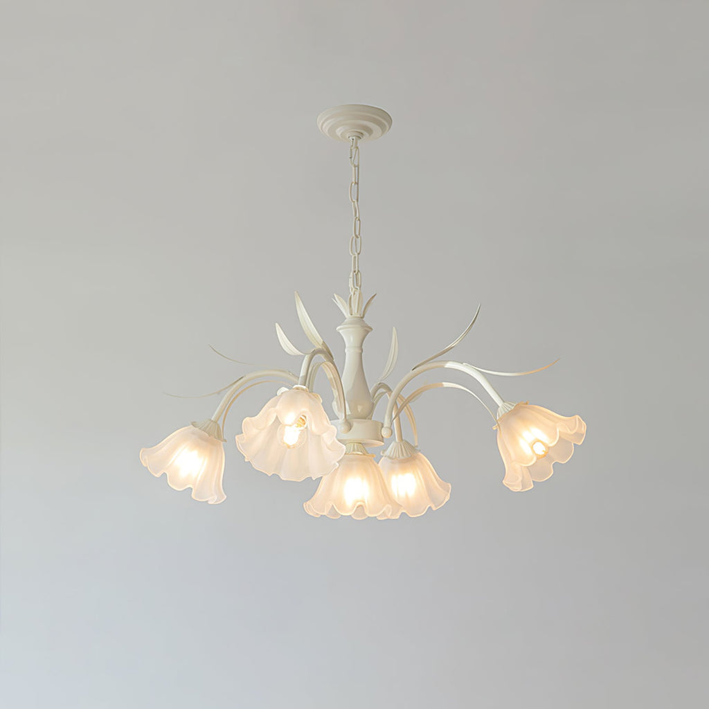 CHARLESTON IVORY CRYSTAL LUMINAIRE