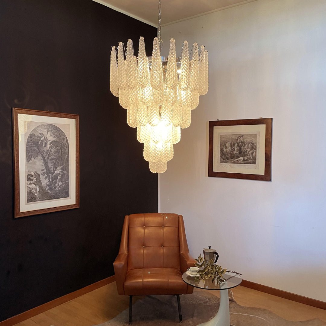 WINDSOR FROSTED CRYSTAL DROPLET LUMINAIRE