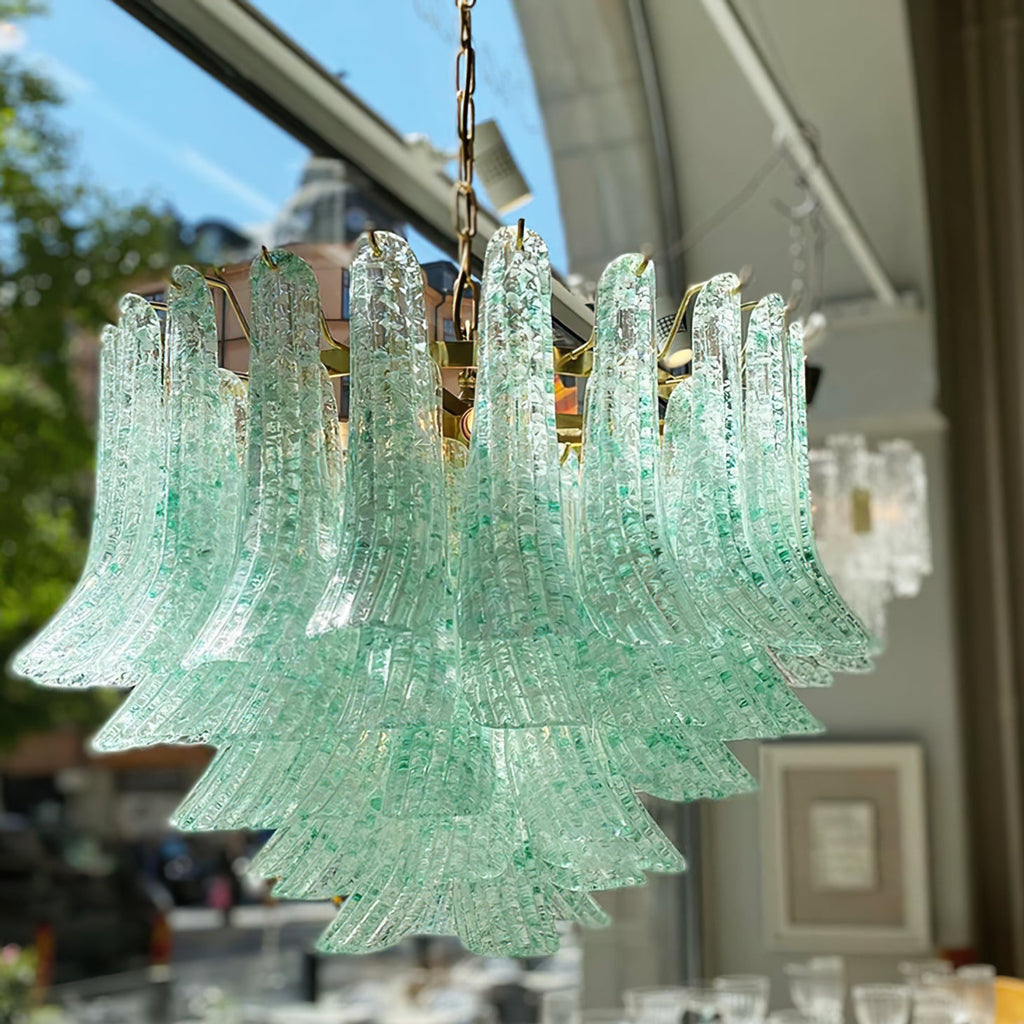 VERDANT VISTA CRYSTAL CEILING LANTERN