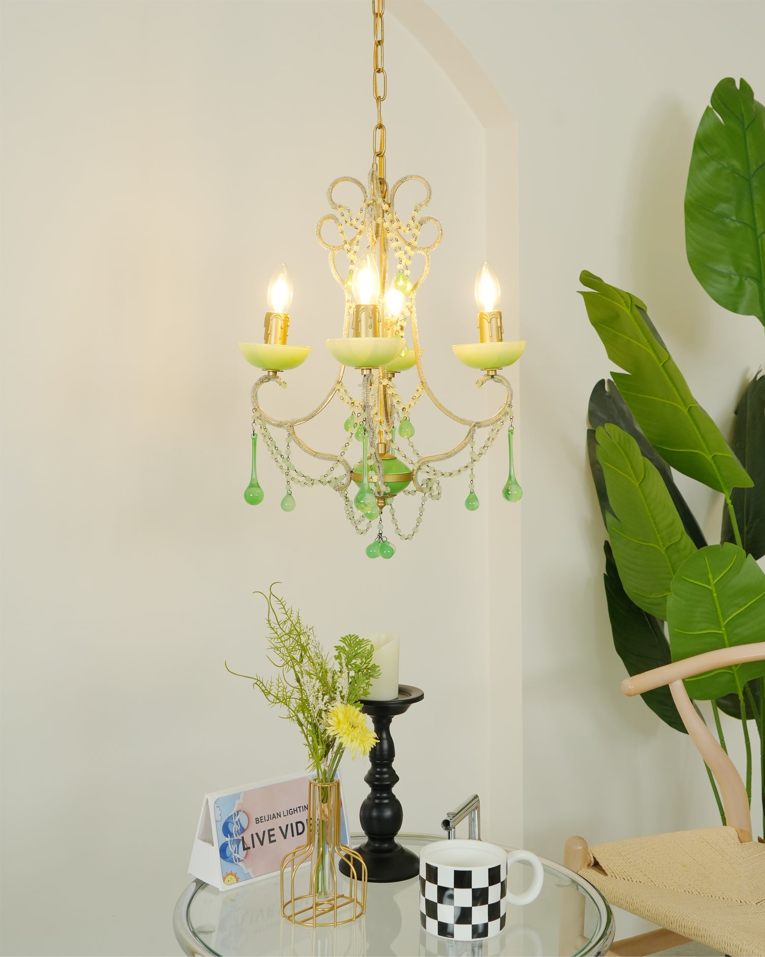 CHARLESTOWN VERDANT CRYSTAL LUMINAIRE