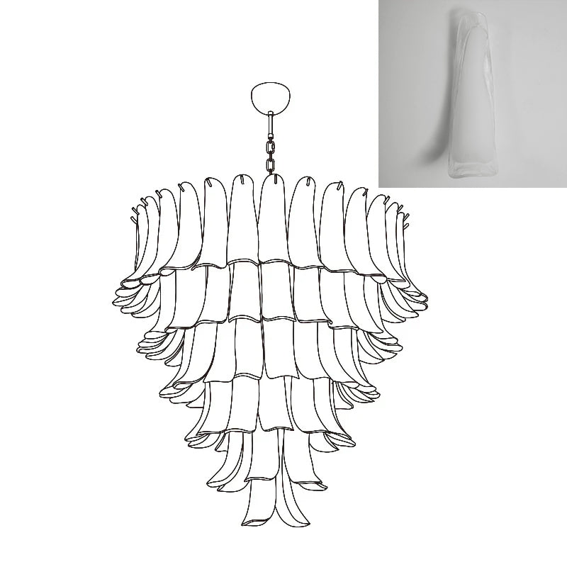 VIOLET HUE BLOSSOMING LIGHTING FIXTURE