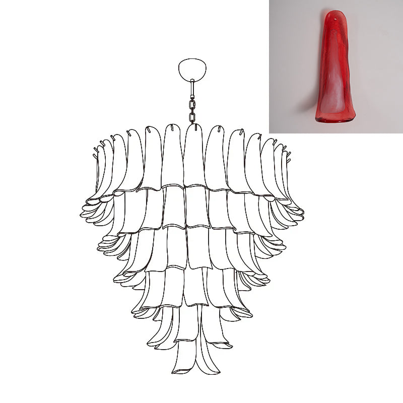VIOLET HUE BLOSSOMING LIGHTING FIXTURE