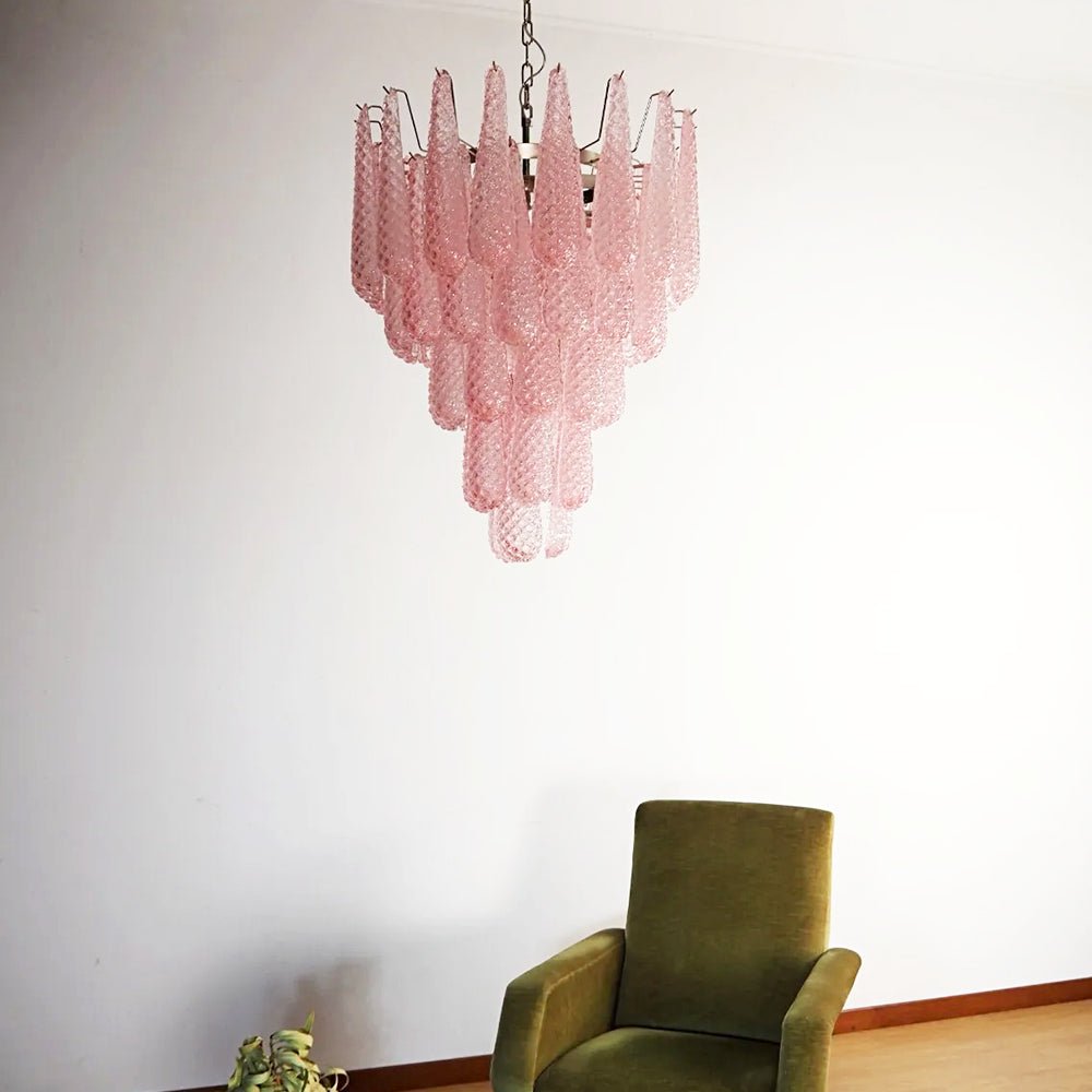 Rosalind Blush Crystal Raindrop Pendant
