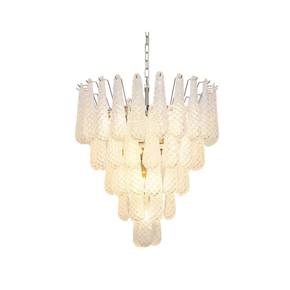 WINDSOR FROSTED CRYSTAL DROPLET LUMINAIRE