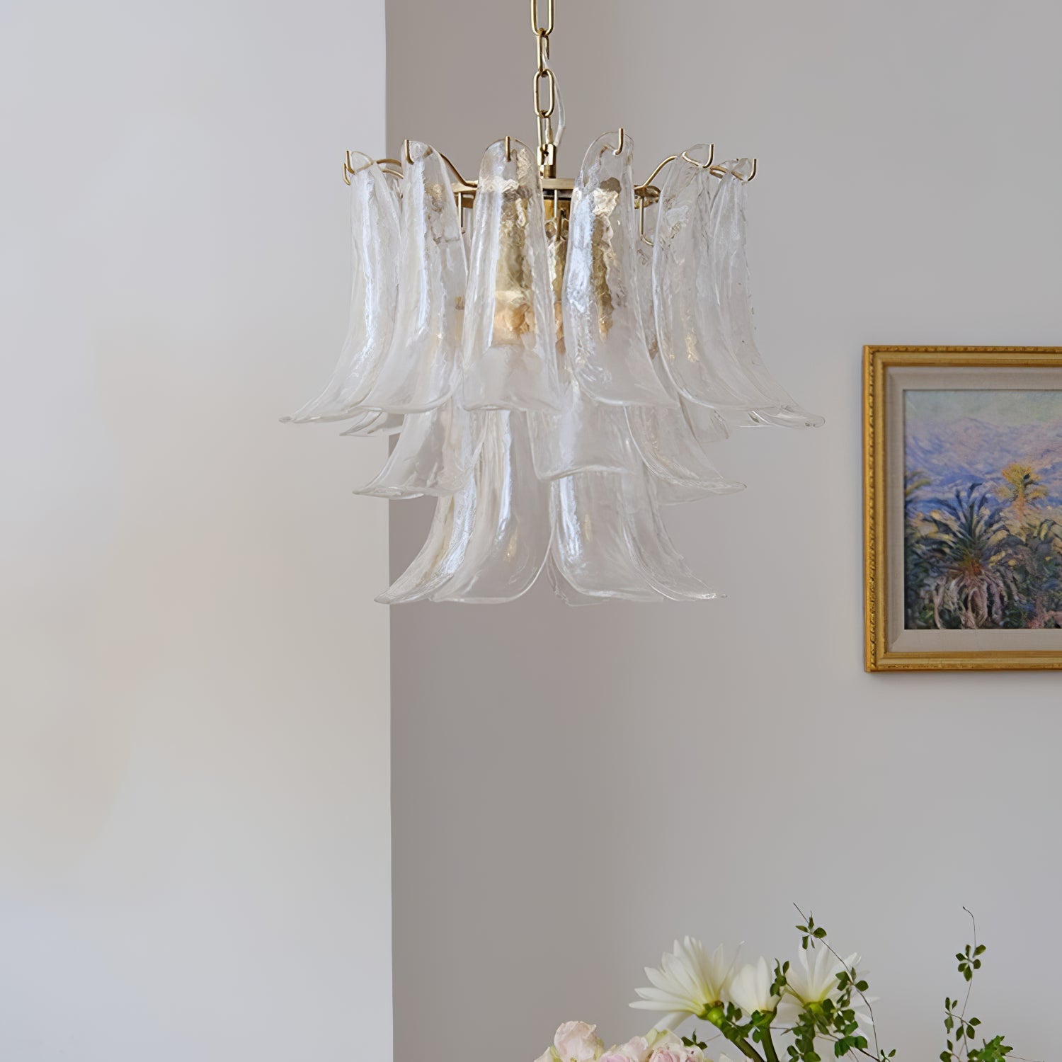 VIOLETTA CRYSTAL GLOBE LIGHTING FIXTURE