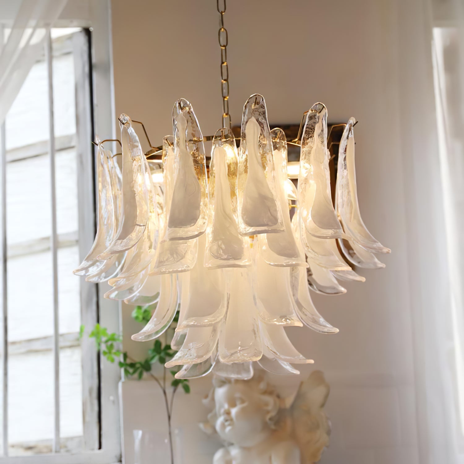 VIOLETTA CRYSTAL GLOBE LIGHTING FIXTURE