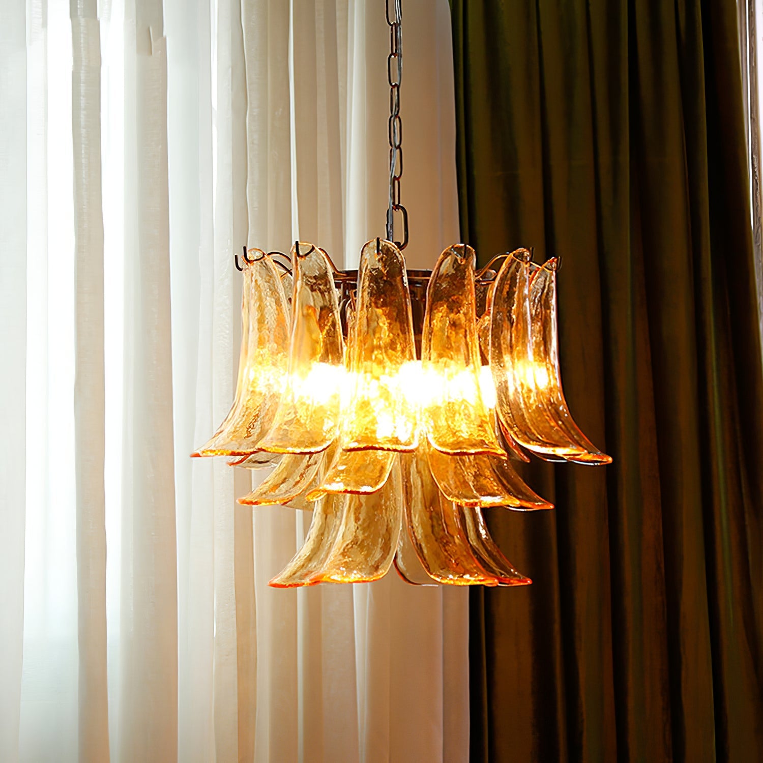 VIOLETTA CRYSTAL GLOBE LIGHTING FIXTURE