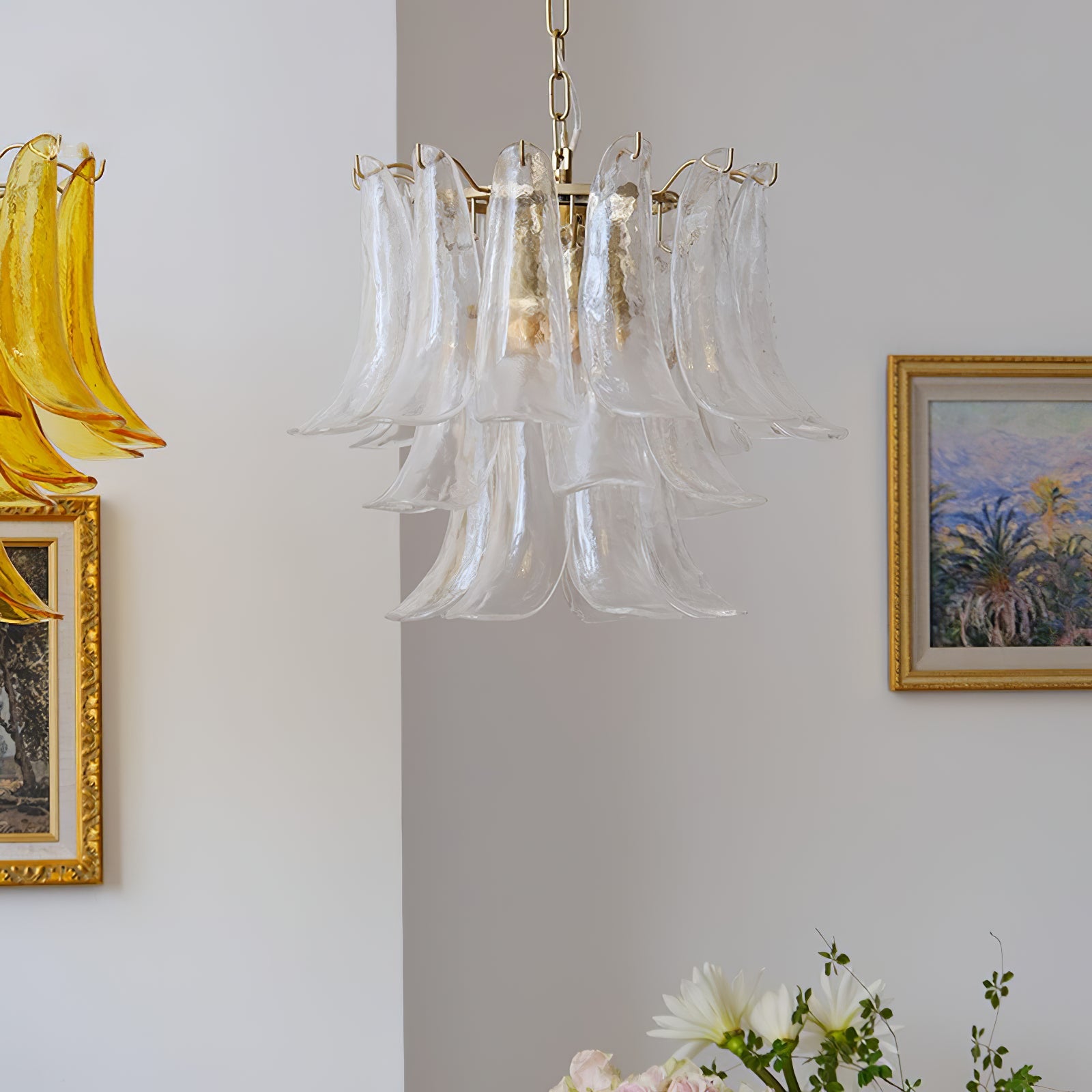 VIOLETTA CRYSTAL GLOBE LIGHTING FIXTURE