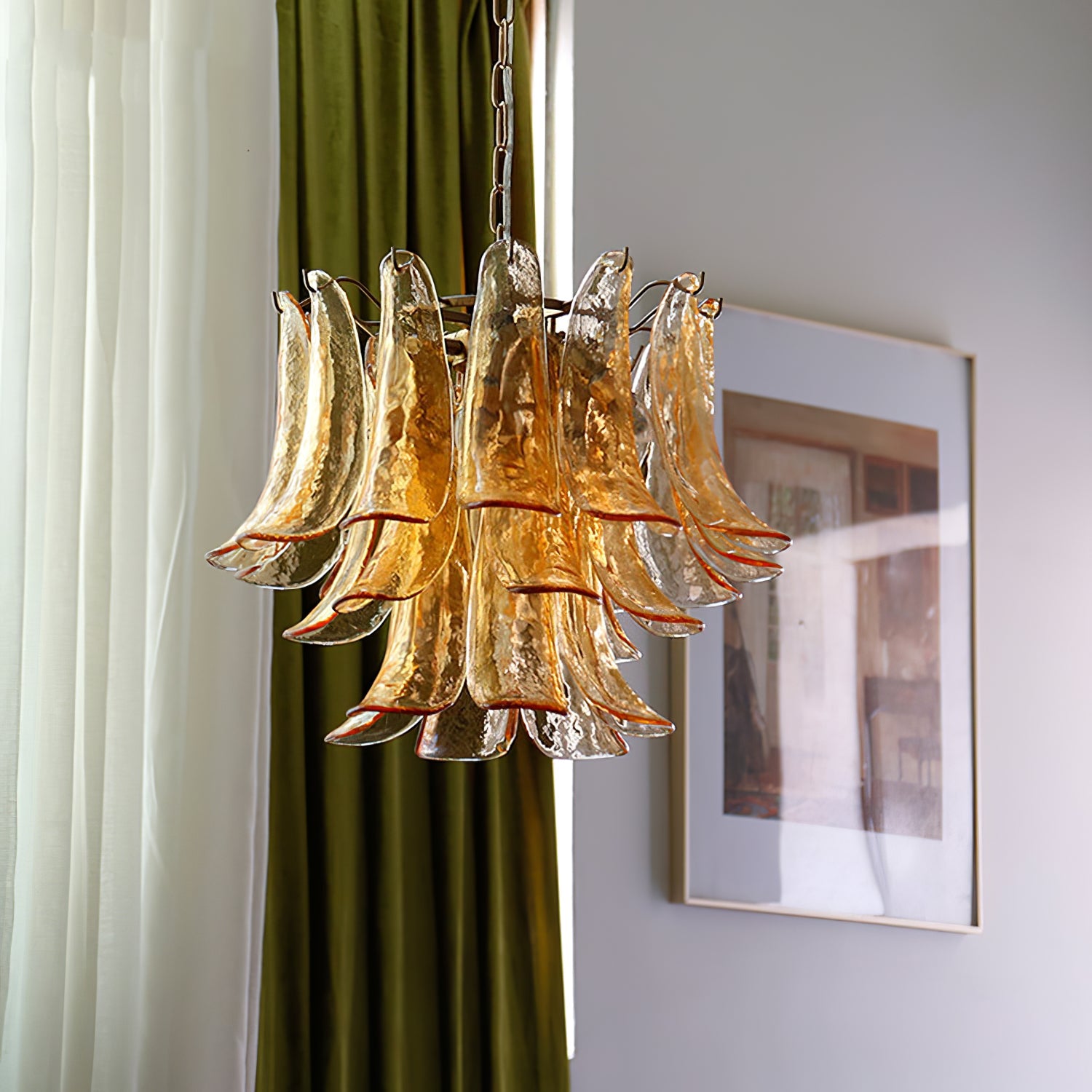 VIOLETTA CRYSTAL GLOBE LIGHTING FIXTURE