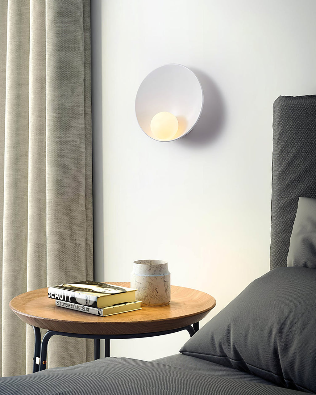 FENWICK WOVEN RATTAN WALL SCONCE