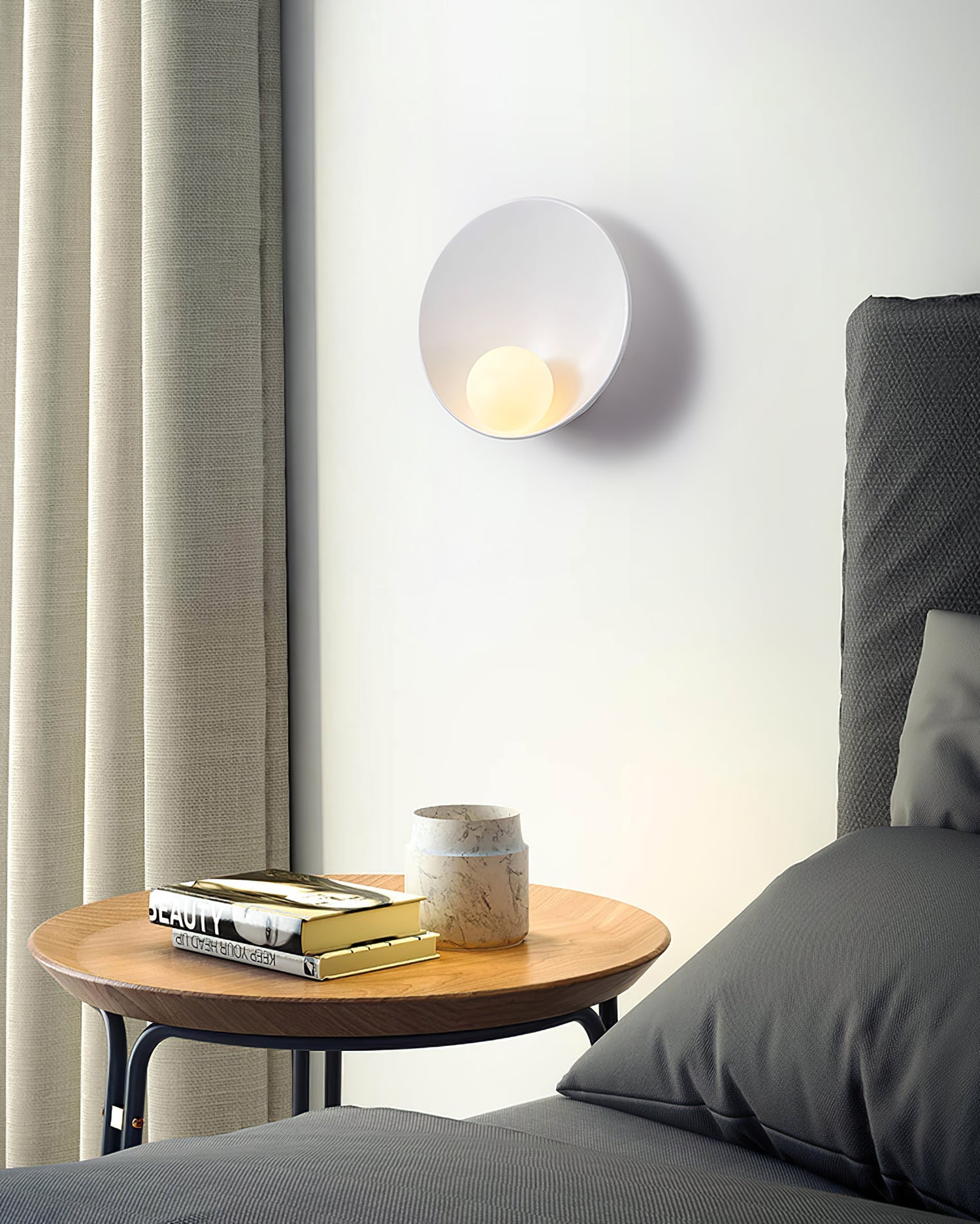 FENWICK WOVEN RATTAN WALL SCONCE