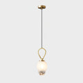 FENWICK AMBER GLOBE HANGING LIGHT