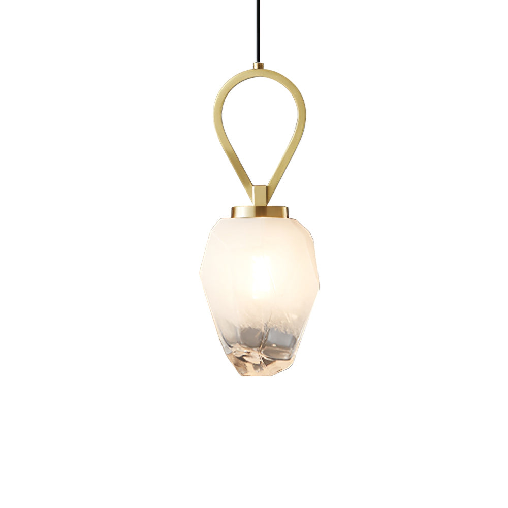 FENWICK AMBER GLOBE HANGING LIGHT