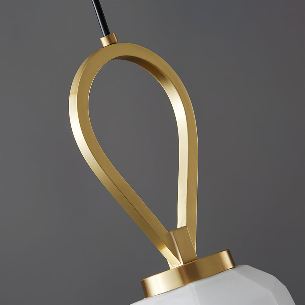 FENWICK AMBER GLOBE HANGING LIGHT