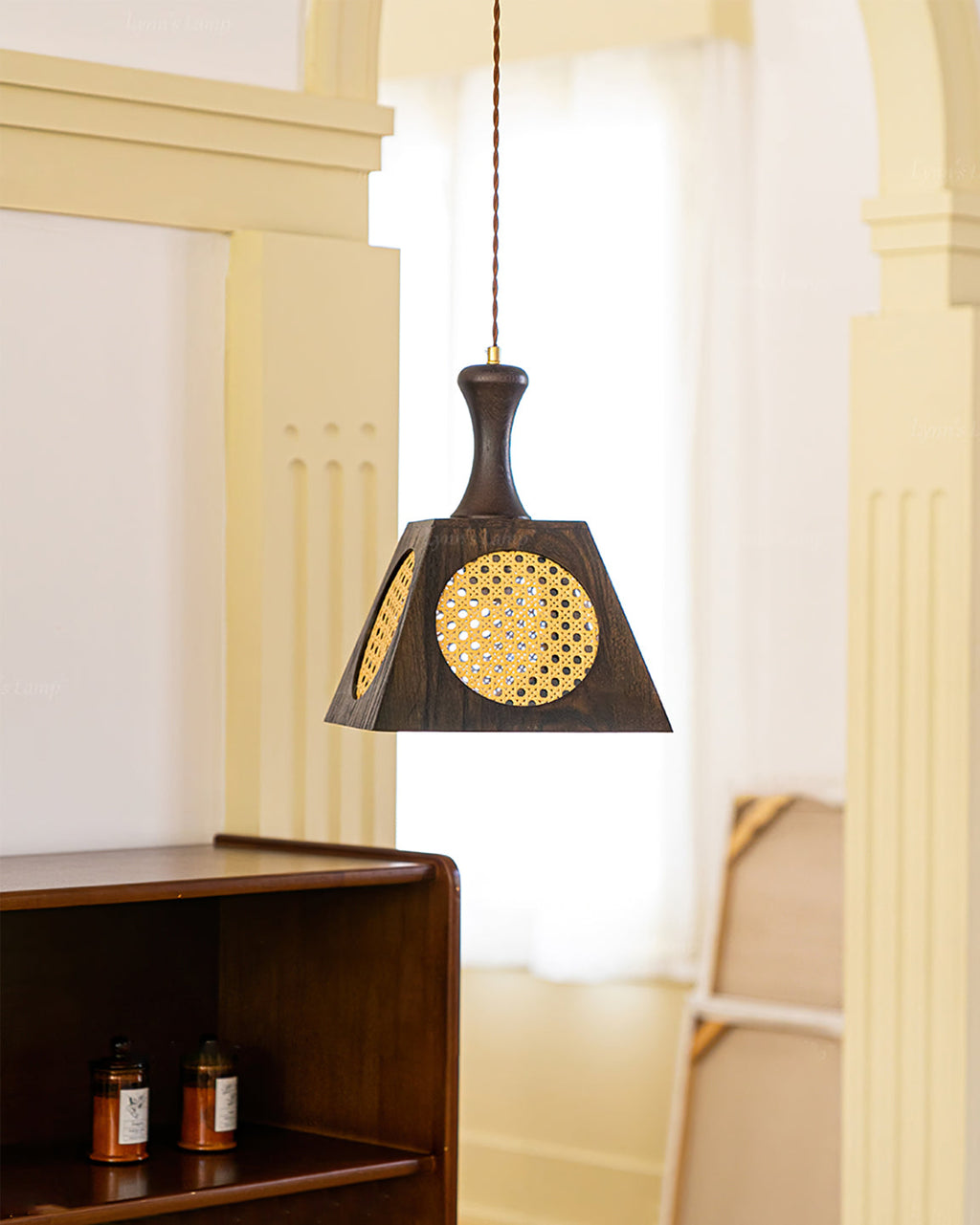 CHATHAM HANGING BRASS GLOBE LANTERN