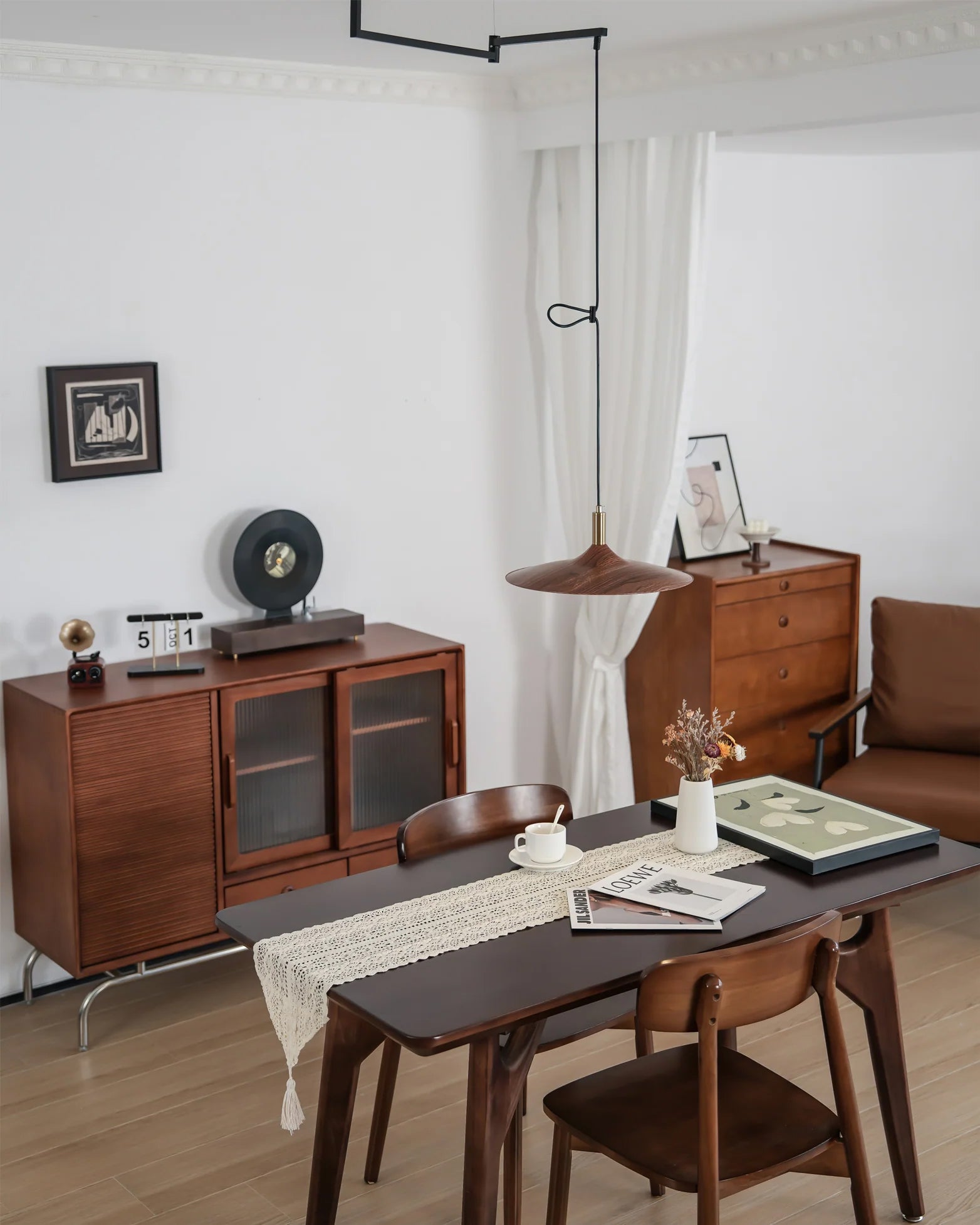WINTHROP ADJUSTABLE ARM PENDANT LAMP