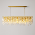 VALLENCOURT RECTANGULAR CRYSTAL LIGHTING FIXTURE