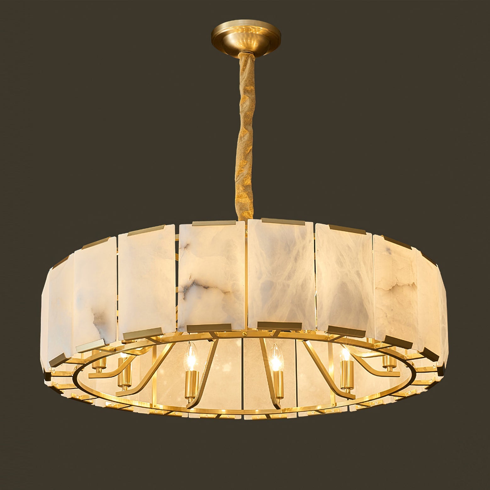 Whitmore Frosted Crystal Pendant Luminaire