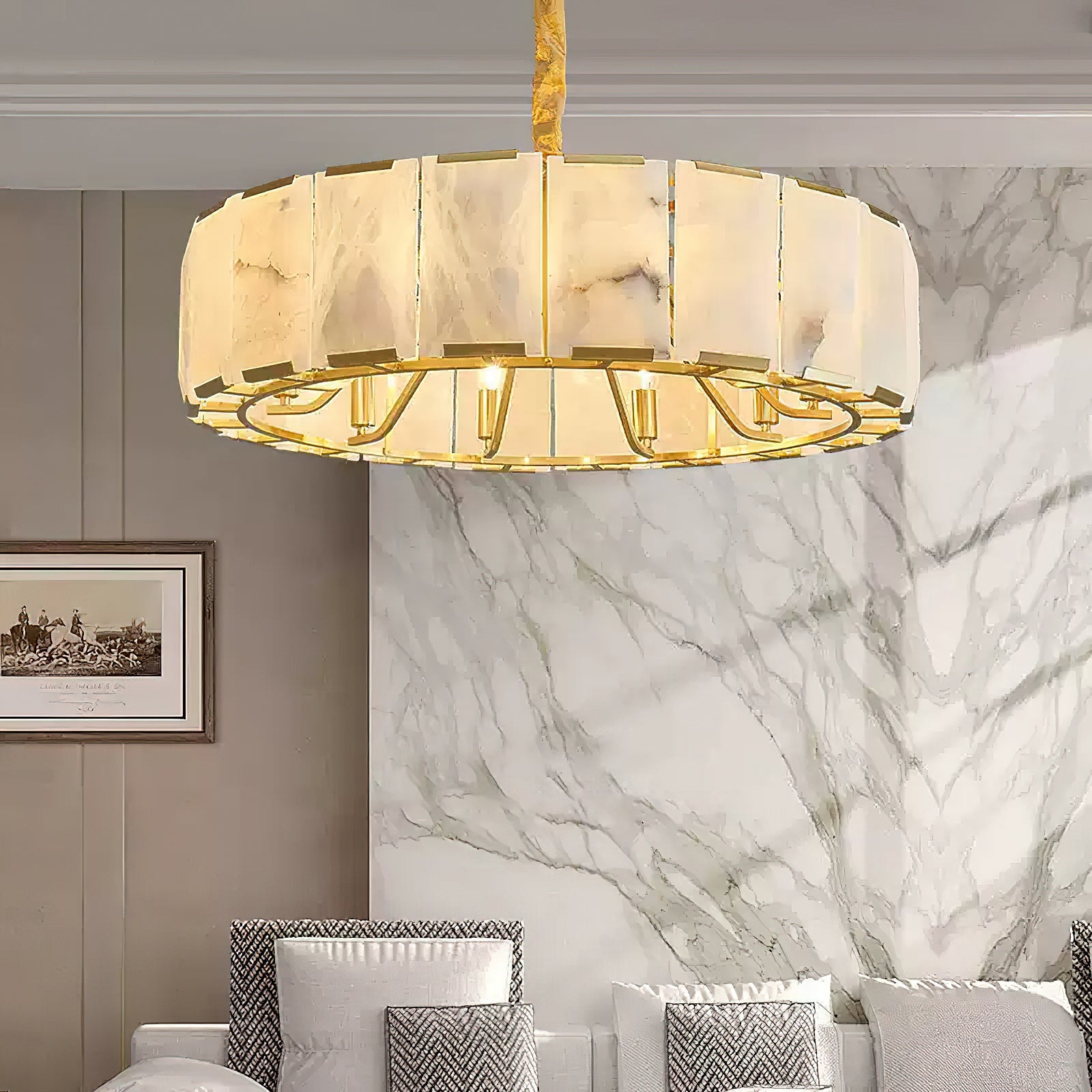 Whitmore Frosted Crystal Pendant Luminaire
