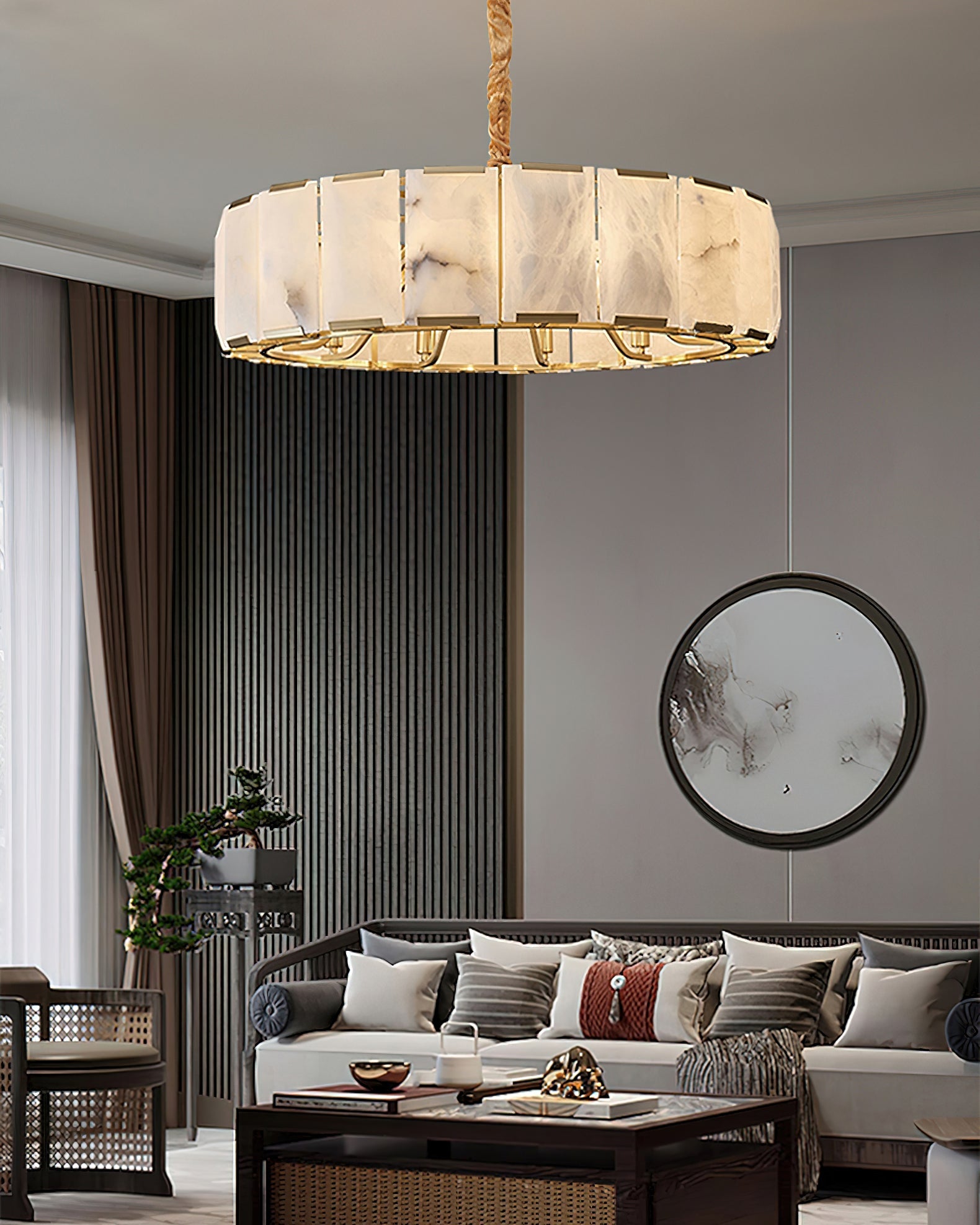 Whitmore Frosted Crystal Pendant Luminaire
