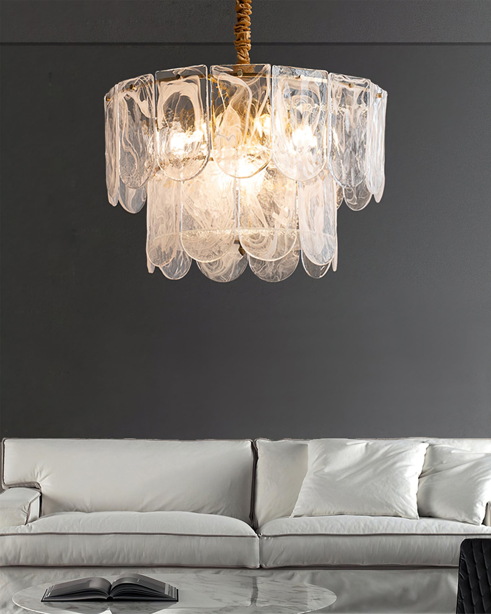 WHITMORE VINTAGE BRASS LUMINAIRE