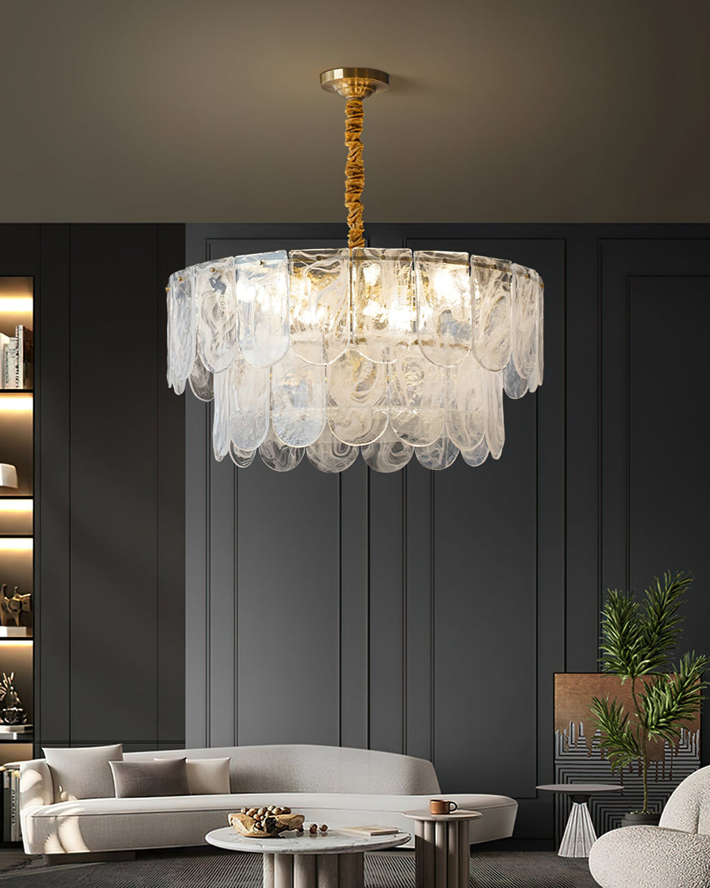 WHITMORE VINTAGE BRASS LUMINAIRE