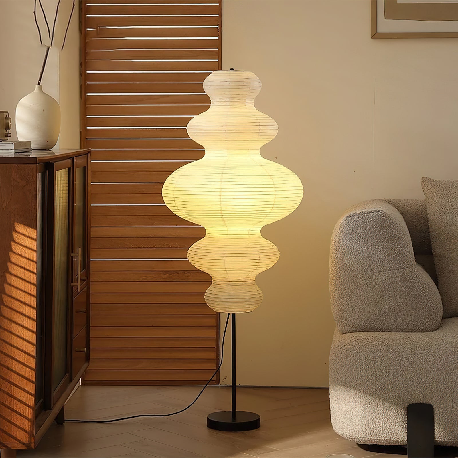 Whitmore Luminescent Origami Floor Light