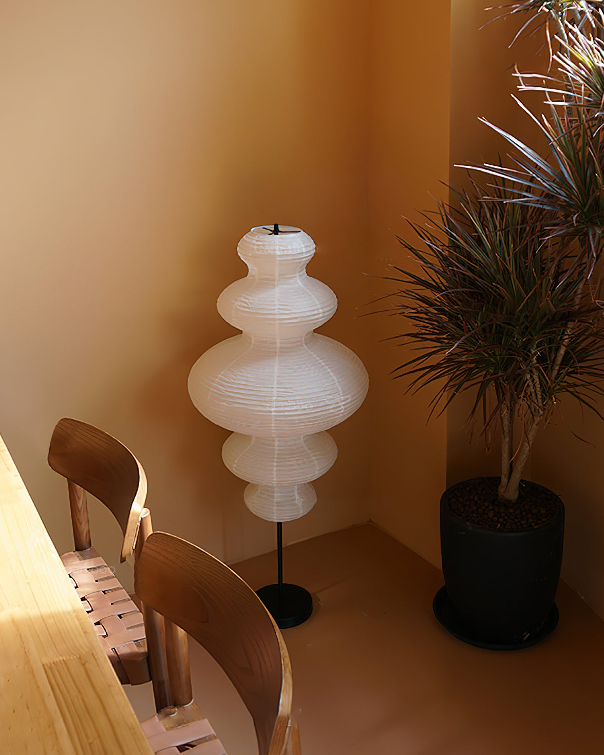 Whitmore Luminescent Origami Floor Light