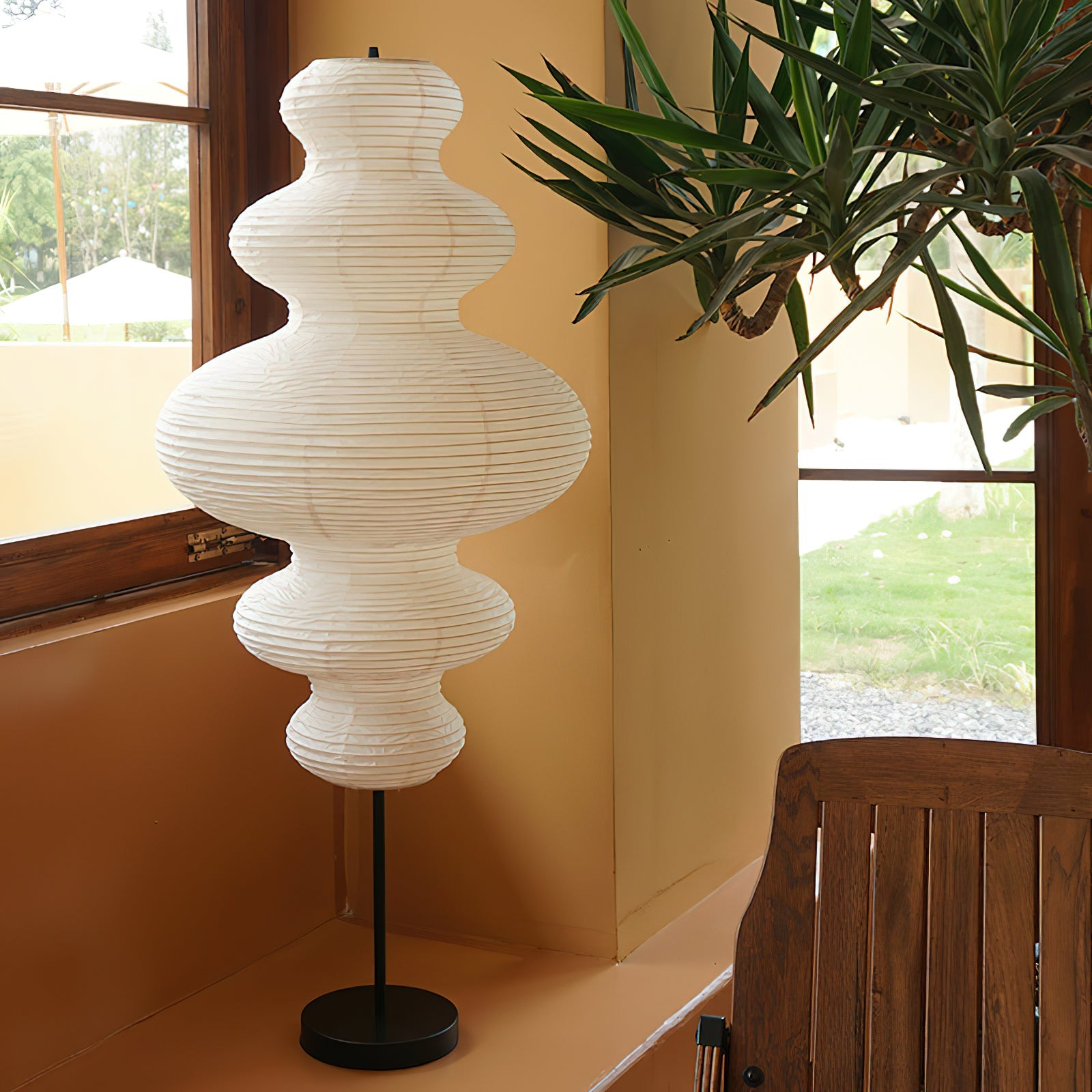 Whitmore Luminescent Origami Floor Light