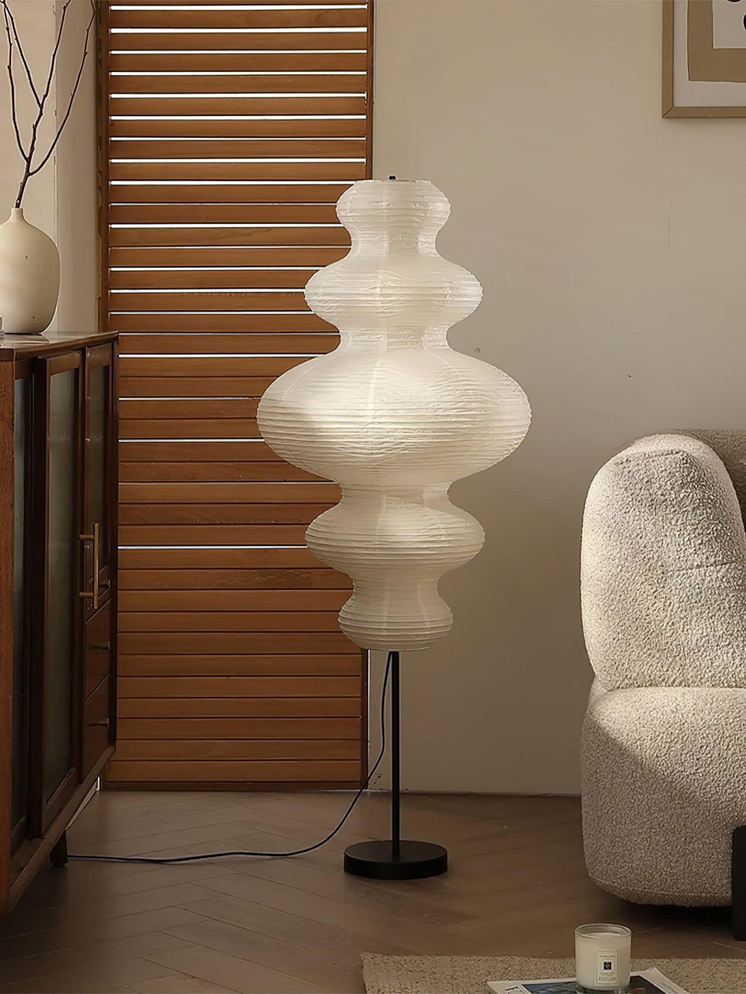Whitmore Luminescent Origami Floor Light
