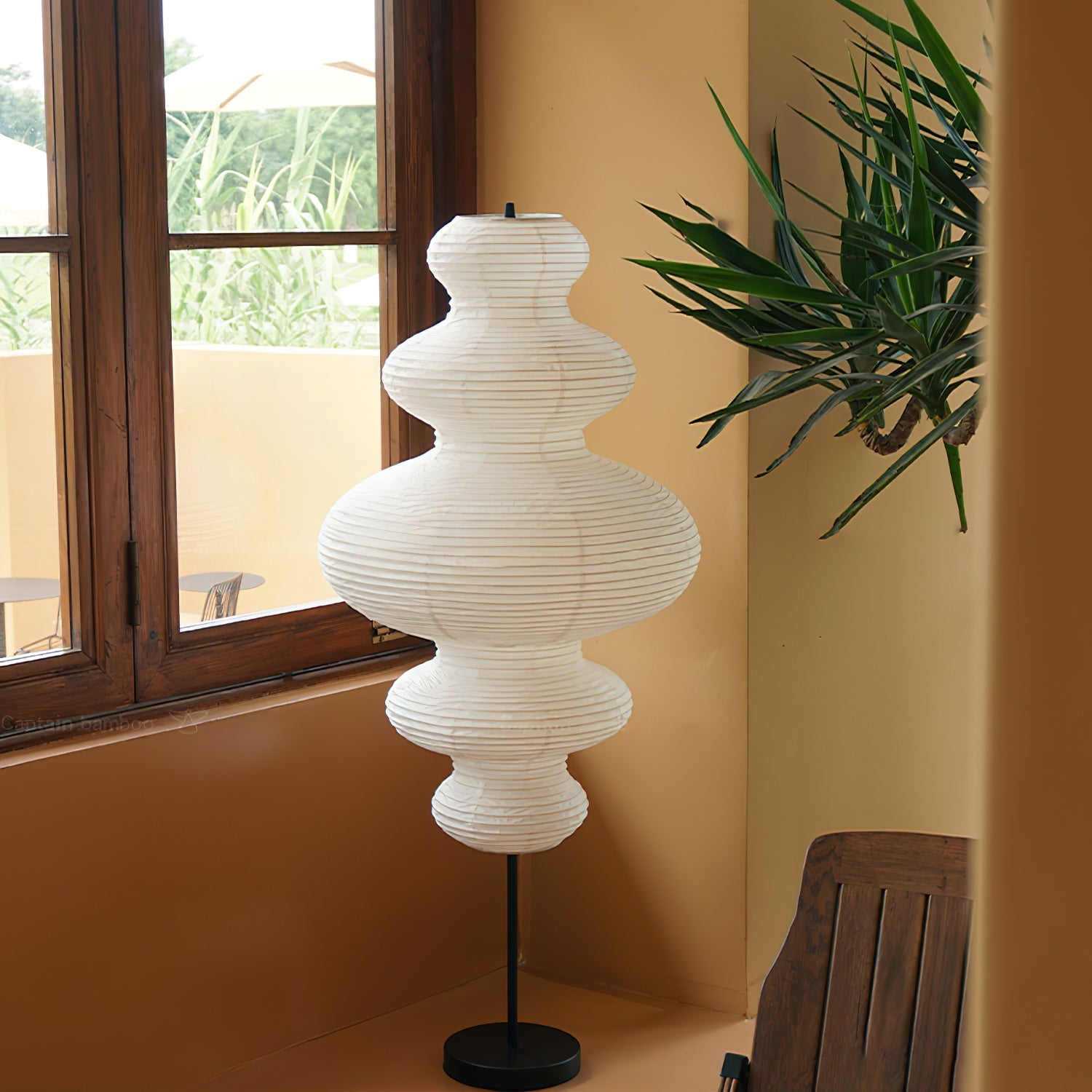Whitmore Luminescent Origami Floor Light