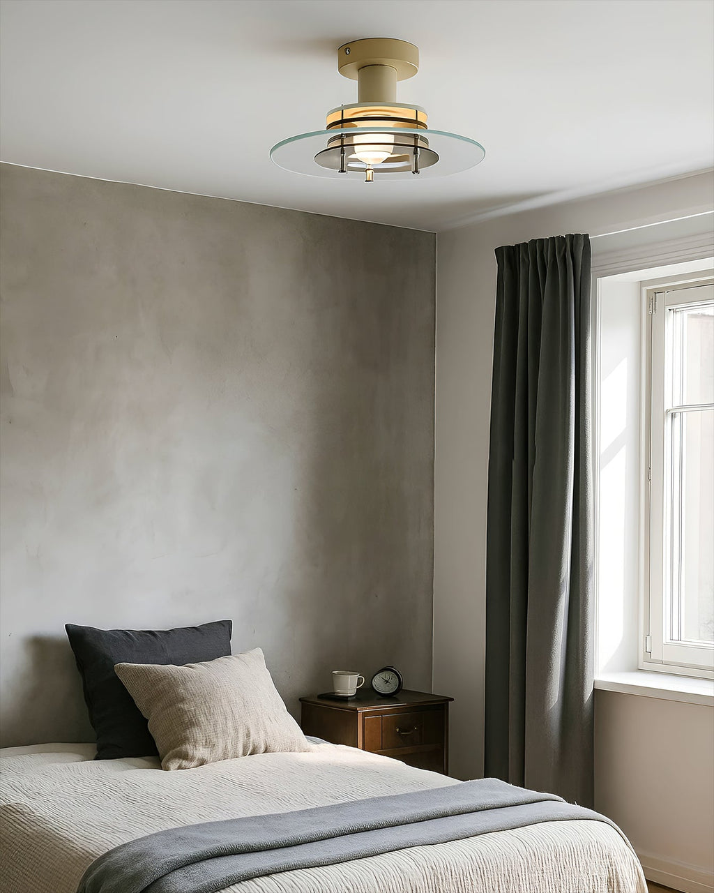 WHITBY ROUNDED GLASS HANGING LANTERN