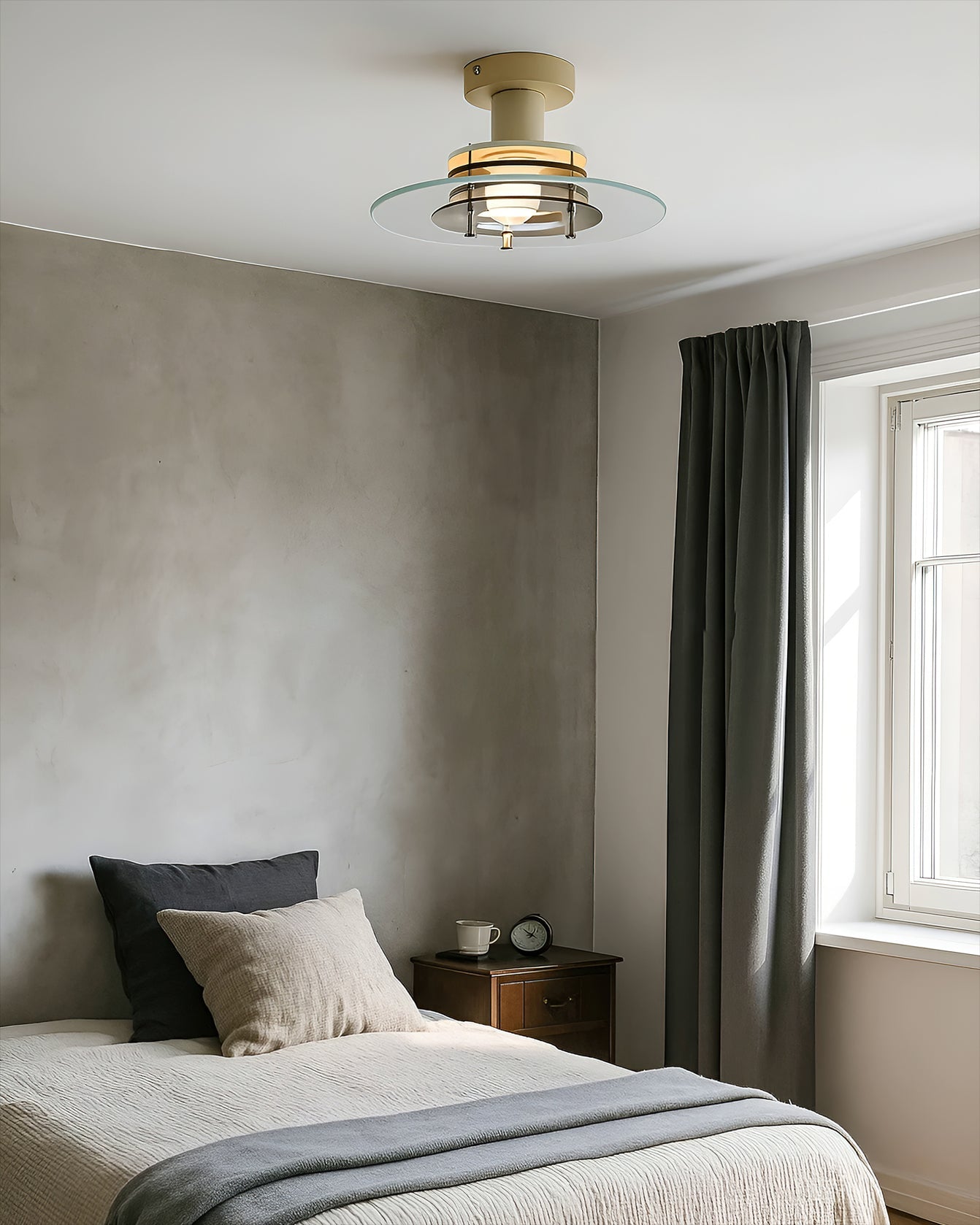 WHITBY ROUNDED GLASS HANGING LANTERN