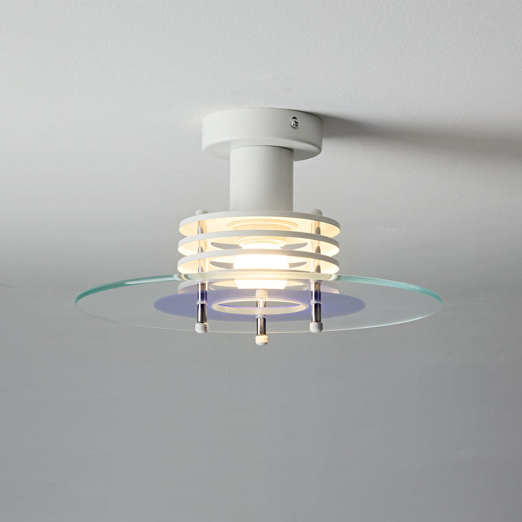 WHITBY ROUNDED GLASS HANGING LANTERN