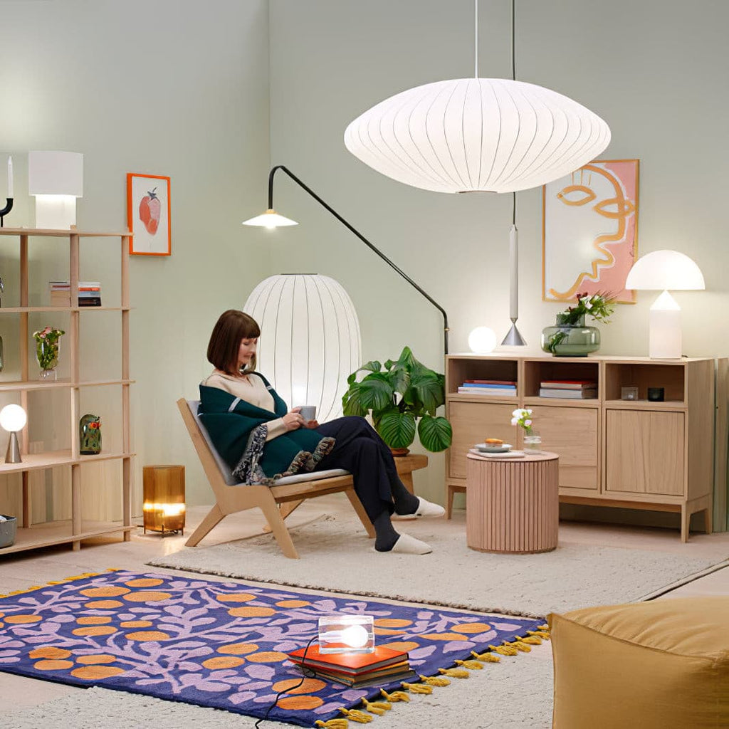CHARLESTON BUBBLE GLASS HANGING LANTERN