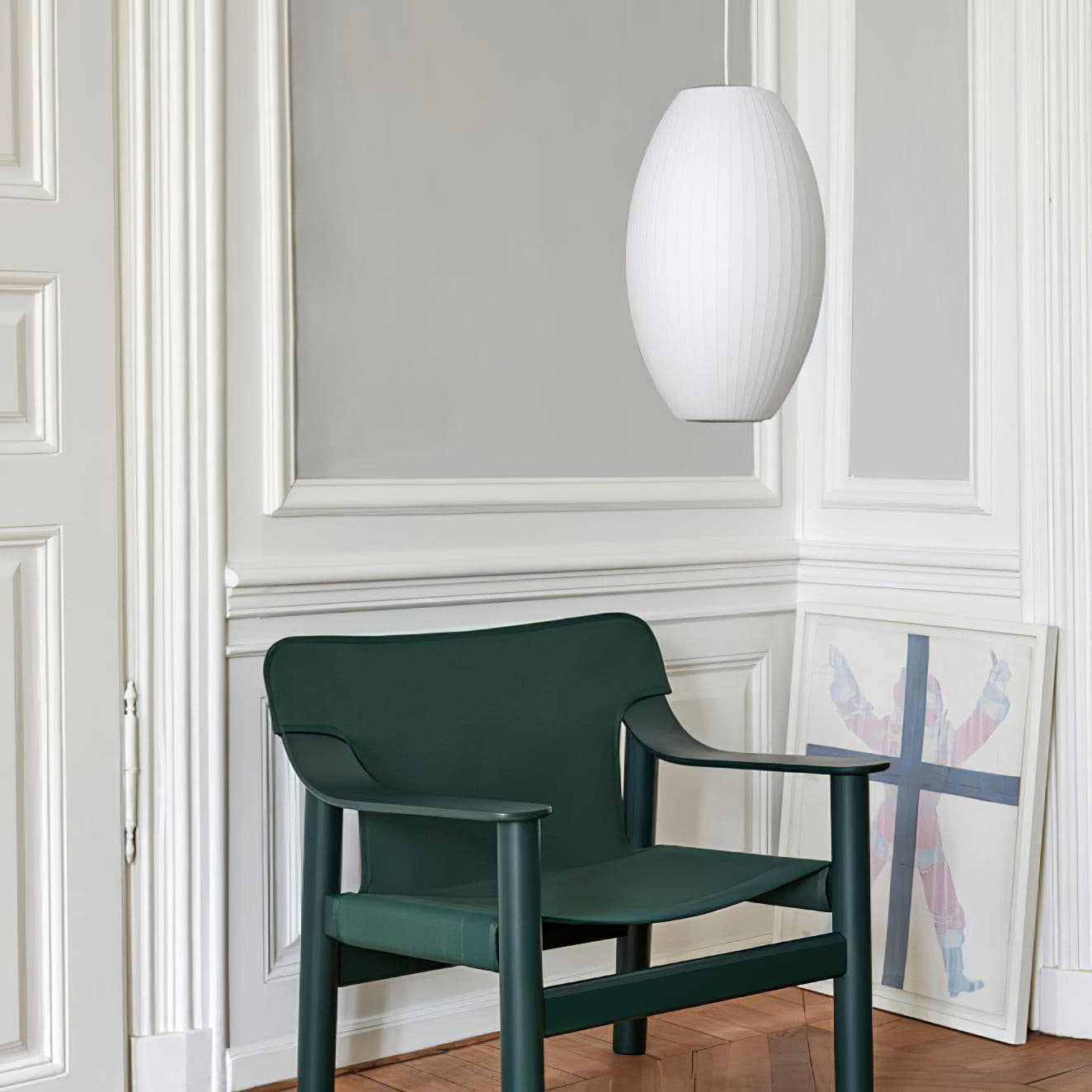 CHARLESTON BUBBLE GLASS HANGING LANTERN